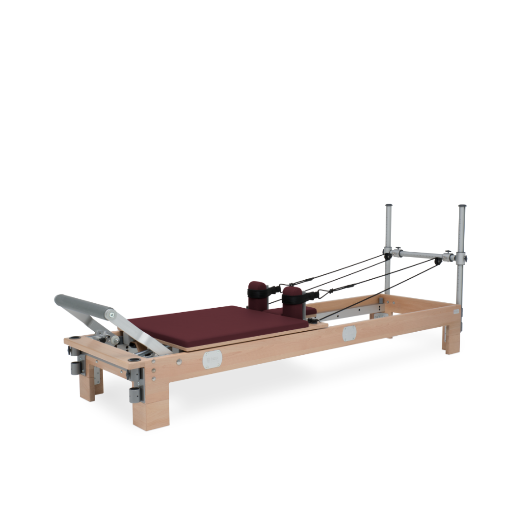 Color Burgundy Pilates Reformer Machine