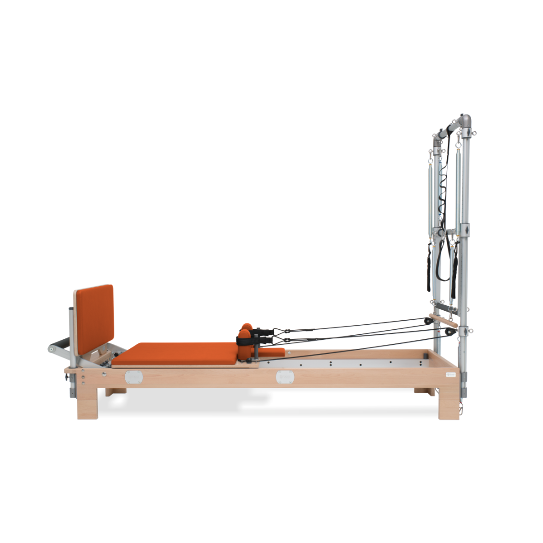 BASI Systems Pilates Reformer Machine With Tower - color orange