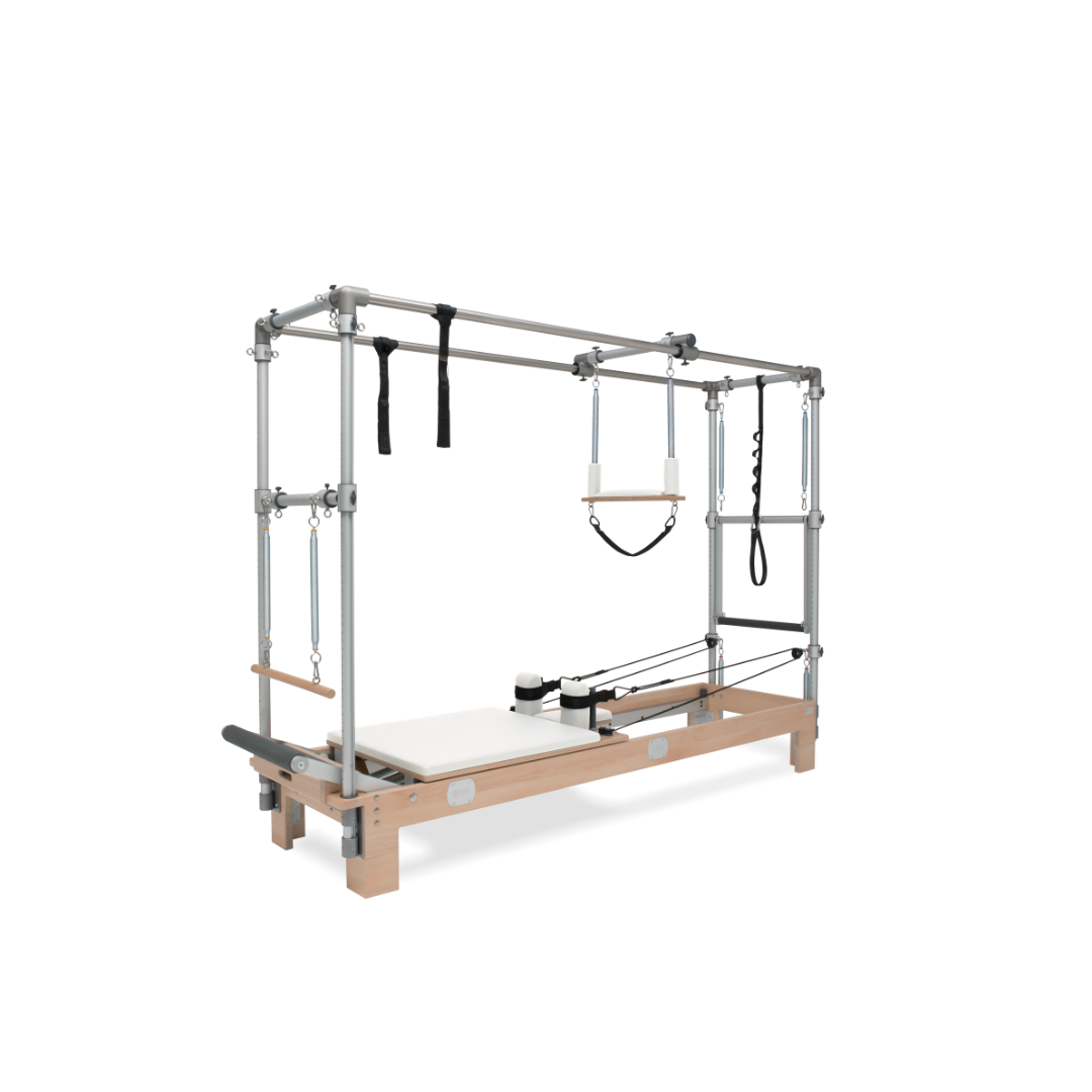 White Pilates Reformer Combo Machine by BASI Systems