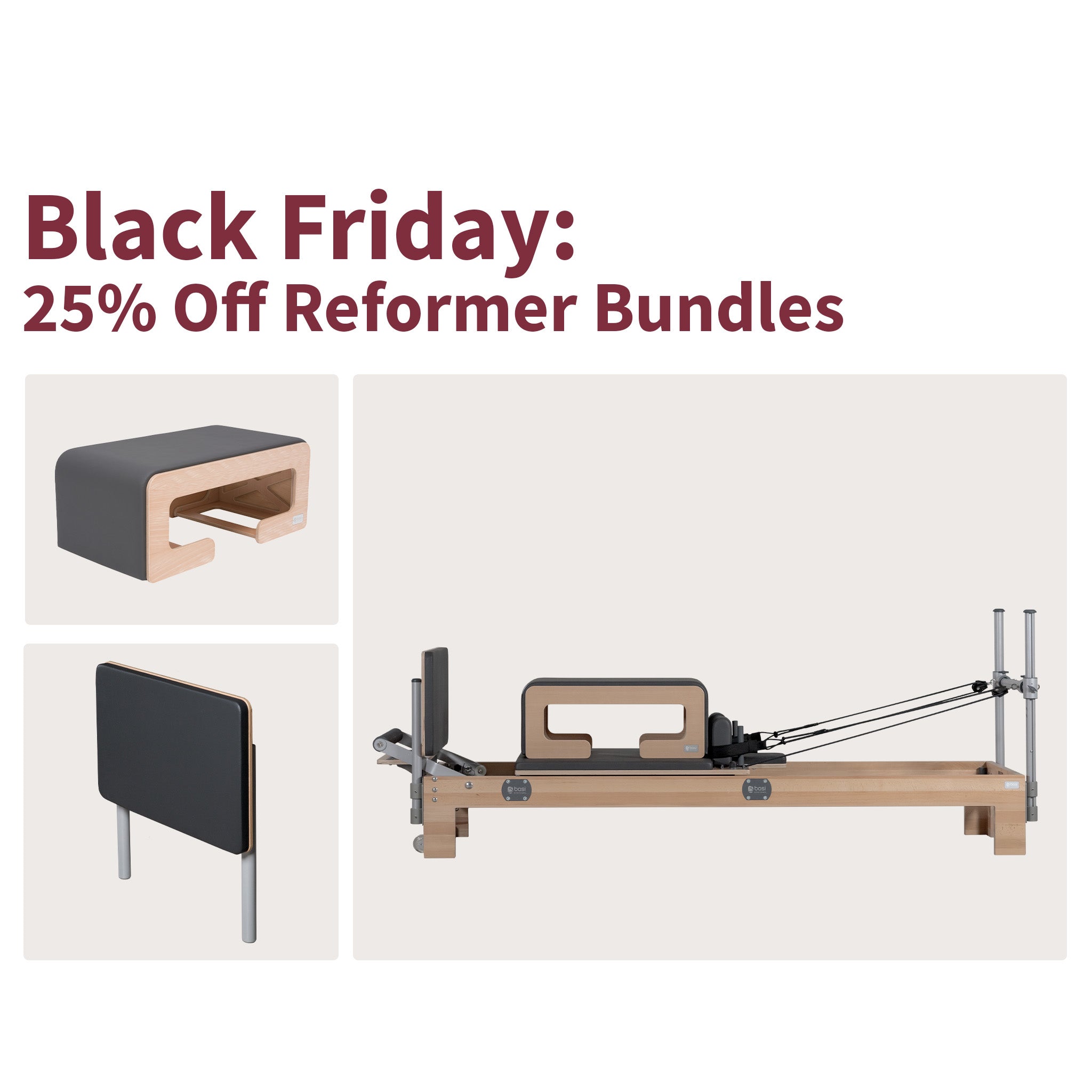 Pilates Reformer Bundle by BASI Systems