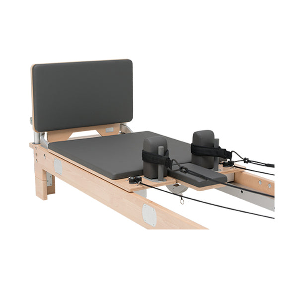 Set Pilates Facile Wood Reformer with Tower,(Half Trapeze),Sit Box, Jump  Board..