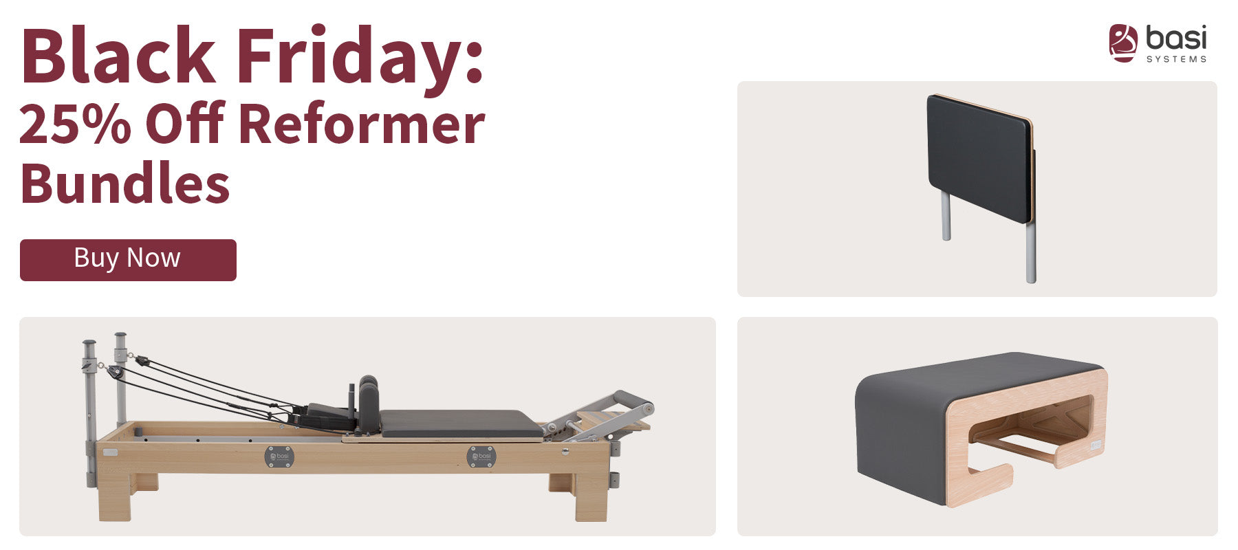 Black Friday on all Pilates Reformer Bundles 